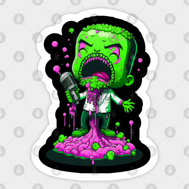 CRYING DRAKE ZOMBIES Zombie Sticker TeePublic